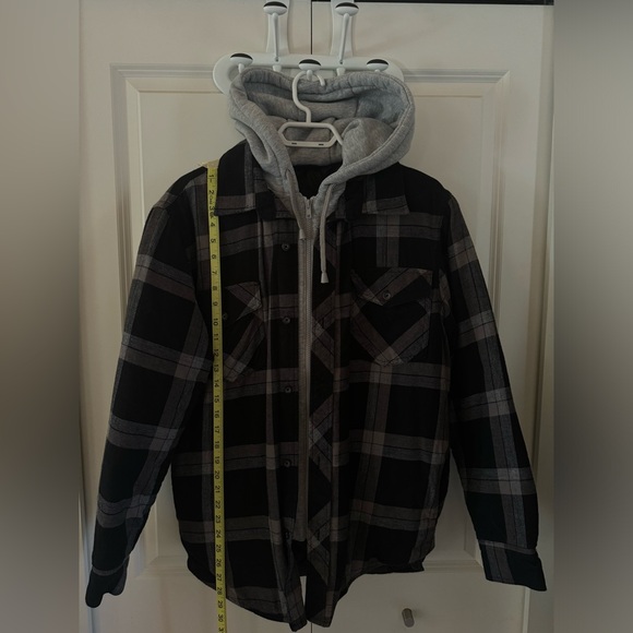 Dakota Flannel Hooded Shirt Men’s size small - Picture 7 of 7